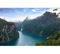 GLHUIOZ 500 Pièces,Panorama,Qualité Premium,pour Adultes et Enfants à partir de 12 Ans,Norvège,52x38cm