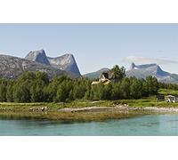 GLHUIOZ 500 Pièces,Panorama,Qualité Premium,pour Adultes et Enfants à partir de 12 Ans,Norvège,Narvik,52x38cm