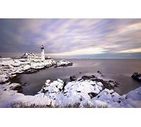 GLHUIOZ 500 Pièces,Panorama,Qualité Premium,pour Adultes et Enfants à partir de 12 Ans,Portland Head 52x38cm