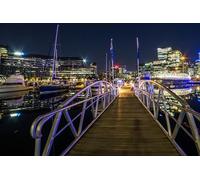 GLHUIOZ 500 Pièces, Panorama, Qualité Premium, pour Adultes et Enfants à partir de 12 Ans Puzzle, Australie Marinas Ponts Melbourne 52x38cm
