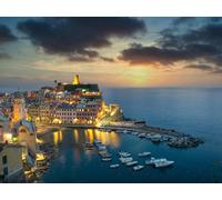 GLHUIOZ 500 Pièces, Panorama, Qualité Premium, pour Adultes et Enfants à partir de 12 Ans Puzzle, Bateau fluvial dans Les Marinas d'Italie 52x38cm