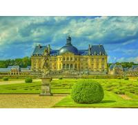 GLHUIOZ 500 Pièces, Panorama, Qualité Premium, pour Adultes et Enfants à partir de 12 Ans Puzzle, France Paysage Sculptures Château 52x38cm