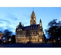 GLHUIOZ 500 Pièces, Panorama, Qualité Premium, pour Adultes et Enfants à partir de 12 Ans Puzzle, Pays-Bas Middelburg 52x38cm