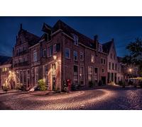 GLHUIOZ 500 Pièces, Panorama, Qualité Premium, pour Adultes et Enfants à partir de 12 Ans Puzzle, Pays-Bas Deventer Street 52x38cm
