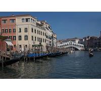 GLHUIOZ 500 Pièces, Panorama, Qualité Premium, pour Adultes et Enfants à partir de 12 Ans Puzzle, Pont d'Italie Venise 52x38cm