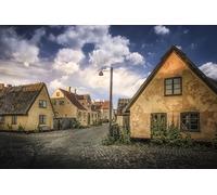 GLHUIOZ 500 Pièces, Panorama, Qualité Premium, pour Adultes et Enfants à partir de 12 Ans Puzzle, Rue du Danemark 52x38cm