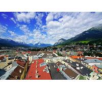 GLHUIOZ Puzzle 1000 pièces - Adultes et Enfants dès 14 Ans - Puzzle de qualité supérieure - Autriche Innsbruck Alpes 75x50cm