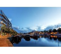 GLHUIOZ Puzzle 1000 Pieces Adultes Puzzle Adulte 1000 pièces Jeu éducatif défi Jouet 1000 Pièces Puzzles Peinture Art Adultes Enfants Pays-Bas Amsterdam Marinas 75x50cm
