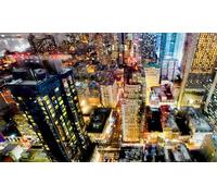 GLHUIOZ Puzzle 1000 Pièces Adultes, Puzzle Classique Puzzle Adulte Puzzle Adultes Mégapole des Villes américaines 75x50cm