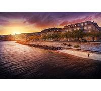 GLHUIOZ Puzzle 1000 Pieces Paysage - Puzzle | Puzzles Classiques | Puzzle Adulte Côte des rivières 75x50cm