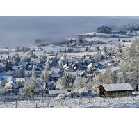GLHUIOZ Puzzle 1000 Pieces Paysage - Puzzle | Puzzles Classiques | Puzzle Adulte Suisse Rafz Canton de Zurich 75x50cm