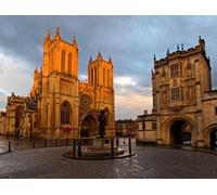 GLHUIOZ Puzzle 1000 Pièces pour Adultes,Design Unique Jouet éducatif pour Adolescents et Enfants idée Cadeau États-Unis Temples Monuments Bristol 75x50cm