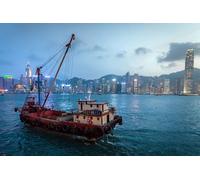 GLHUIOZ Puzzle 1000 Pièces pour Adultes, Jigsaw Puzzle, Design Unique Jouet éducatif pour Adolescents et Enfants idée Cadeau Chine Hong Kong 75x50cm