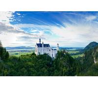 GLHUIOZ Puzzle 1000 | Puzzle | Puzzle Adulte | Classiques Puzzle | Neuschwanstein Allemagne 75x50cm