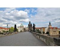 GLHUIOZ Puzzle 1500 Pièces Paysage -Puzzles en tête en Bois-Relax Puzzles Jeux-Puzzle Ville Romantique pour Enfants et Adultes Cadeaux Sculptures des ponts de la République de Prague 87x57cm