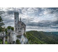 GLHUIOZ Puzzle 1500 Pièces pour Adultes Design Unique Jouet éducatif pour Adolescents et Enfants idée Cadeau Allemagne,Bade,Wurtemberg,Jura souabe,87x57cm