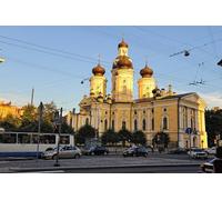 GLHUIOZ Puzzle 1500 pièces pour Adultes,matériaux recyclables de qualité supérieure et Puzzle d'impression Haute définition,Jeu en Famille,Cadeaux pour Amis. Temples de Saint-Pétersbourg en Russie