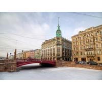 GLHUIOZ Puzzle 1500 Pieces | Puzzle Adulte | Puzzles Classiques | Saint-Pétersbourg Russie Rivières Ponts 87x57cm