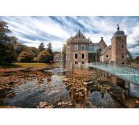 GLHUIOZ Puzzle 1500 Pièces Puzzle en Bois DIY Jeu D'Intelligence De l'art De La Décoration Moderne Jeu Cadeau Unique Ponts des Pays-Bas 87x57cm