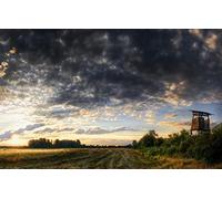 GLHUIOZ Puzzle 500 Pièces Adultes Classique,Champ,Tour,52x38cm