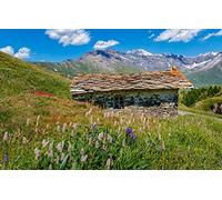 GLHUIOZ Puzzle 500 Pièces Adultes Classique France,Savoie,Mont-Cenis 52x38cm