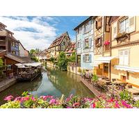 GLHUIOZ Puzzle 500 pièces - Adultes et Enfants dès 14 Ans - Puzzle de qualité supérieure - France Colmar Alsace 52x38cm
