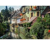 GLHUIOZ Puzzle 500 Pièces Adultes, Puzzle Classique Puzzle Adulte Puzzle Adultes France Colmar Alsace 52x38cm