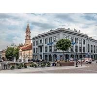 GLHUIOZ Puzzle 500 Pieces Adultes Puzzle en Bois Adulte 500 pièces Jeu éducatif défi Jouet 500 Pièces Bois Puzzles Art Adultes Enfants Église de Vilnius en Lituanie 52x38cm