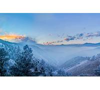 GLHUIOZ Puzzle 500 pièces,d'anniversaire,Cadeaux pour Femmes,Art Mural Colorado,Rocheuses,Front Range,52x38cm