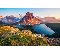 GLHUIOZ Puzzle 500 Pièces en Bois DIY Jeu D'Intelligence De l'art De La Décoration Moderne Jeu Cadeau Unique Canada,Lacs,Province de Colombie-Britannique,52x38cm