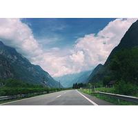 GLHUIOZ Puzzle 500 Pièces en Bois DIY Jeu D'Intelligence De l'art De La Décoration Moderne Jeu Cadeau Unique,Autoroute,52x38cm