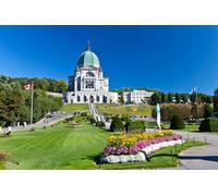 GLHUIOZ Puzzle 500 pièces pour Adulte Conseil recyclé, Temples du Canada à Montréal 52x38cm