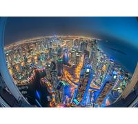 GLHUIOZ Puzzle 500 Pièces pour Adultes,Design Unique Jouet éducatif pour Adolescents et Enfants idée Cadeau Dubaï Émirats Arabes Unis 52x38cm