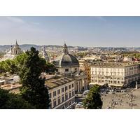 GLHUIOZ Puzzle 500 Pièces pour Adultes,Design Unique Jouet éducatif pour Adolescents et Enfants idée Cadeau Rome Italie Piazza Town 52x38cm