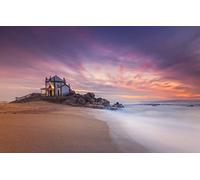 GLHUIOZ Puzzle 500 pièces,pour Adultes,Impossible,Jeu d'adresse pour Toute la Famille,de décoration d'intérieur,Portugal,Miramar,Moment de la Reddition 52x38cm