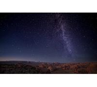 GLHUIOZ Puzzle 500 pièces,pour Adultes,Impossible,Jeu d'adresse pour Toute la Famille,de décoration d'intérieur,Espace,Désert,Voie lactée,Roches résiduelles,52x38cm