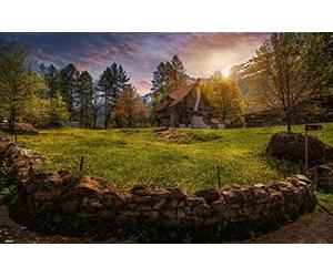 GLHUIOZ Puzzle 500 pièces,pour Adultes,Impossible,Jeu d'adresse pour Toute la Famille,de décoration d'intérieur,Suisse,Musée,Pelouse,Ballenberg 52x38cm