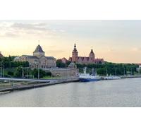 GLHUIOZ Puzzle Adulte 1000 Pièces coloré Artisanat Cadeau Famille Puzzle Classique 3D Puzzle Jouet en Bois Cadeau Unique Décoration Intérieure Bateau fluvial sur Les rivières de Pologne 75x50cm
