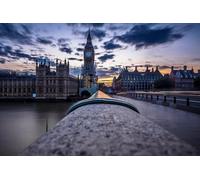 GLHUIOZ Puzzle Adulte 1000 Pièces Puzzle 3D Abstrait Bricolage Moderne Art Mural Cadeau Unique Home Decor Ponts d'Angleterre Londres Big Ben 75x50cm