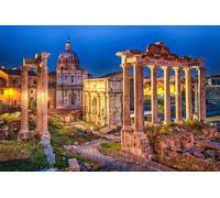 GLHUIOZ Puzzle Adulte 1000 Pièces Puzzle 3D Abstrait Bricolage Moderne Art Mural Cadeau Unique Home Decor Italie Rome Ruines Forum Romain 75x50cm