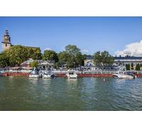 GLHUIOZ Puzzle Adulte 1500 Pièces Artisanat Cadeau Famille Puzzle Classique 3D Puzzle Jouet en Bois Cadeau Unique Décoration Intérieure Bateau fluvial dans Les Marinas finlandaises 87x57cm