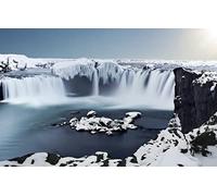 GLHUIOZ Puzzle Adulte 1500 Pièces coloré Artisanat Cadeau Famille Classique 3D Jouet en Bois Cadeau Unique Décoration Intérieure Cascade,87x57cm