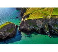 GLHUIOZ Puzzle Adulte 1500 Pièces coloré Artisanat Cadeau Famille Classique 3D Jouet en Bois Cadeau Unique Décoration Intérieure Irlande du Nord,Pont de Corde,87x57cm