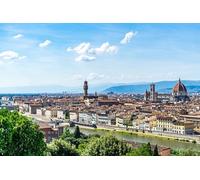 GLHUIOZ Puzzle Adulte 1500 Pièces Paysages Artisanat Cadeau Famille Puzzle Classique 3D Puzzle Jouet en Bois Cadeau Unique Décoration Intérieure Rivières de Florence, Italie 87x57cm