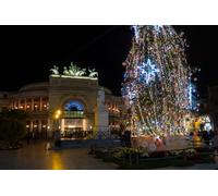 GLHUIOZ Puzzle Adulte 1500 Pièces Puzzle 3D Abstrait Bricolage Moderne Art Mural Cadeau Unique Home Decor Noël Italie Sicile Monuments 87x57cm