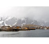 GLHUIOZ Puzzle Adulte 1500 Pièces Puzzle 3D Affiche Salon Mur Art Creative Abstraite Décor À La Maison Côte,Norvège,87x57cm