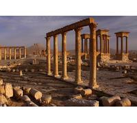 GLHUIOZ Puzzle Adulte 1500 Pièces Puzzle Classique Kit De Bricolage Jouet en Bois Cadeau Unique Décor À La Maison Ruines de Tadmur en Syrie 87x57cm