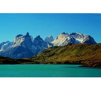 GLHUIOZ Puzzle Adulte 500 p Challenge Chili,Torres Del Paine,52x38cm