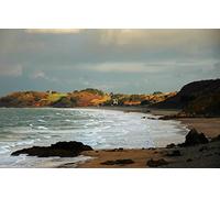 GLHUIOZ Puzzle Adulte 500 p Challenge Vagues,Plage,Baie,Bretagne,Côtes d'Armor,52x38cm