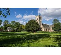 GLHUIOZ Puzzle Adulte 500 Pièces 3D Abstrait Bricolage Moderne Art Mural Cadeau Unique Home Decor Église,Grande-Bretagne,Morton,Église Saint-Paul,52x38cm